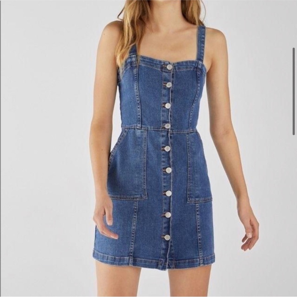 Denim Button Down Mini Dress [Divided by H&M] • NWOT